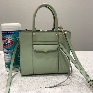 Rebecca Minkoff mini tote, mint green